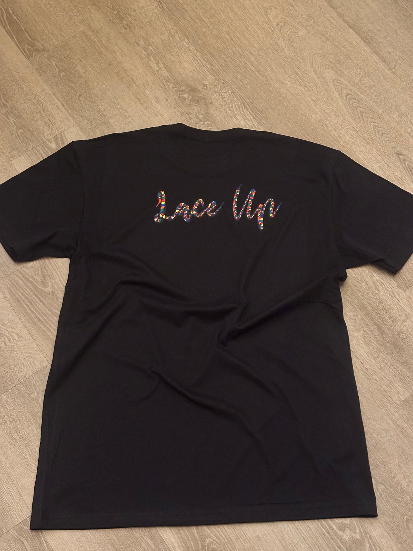 Lace Up "LU" Logo Tee