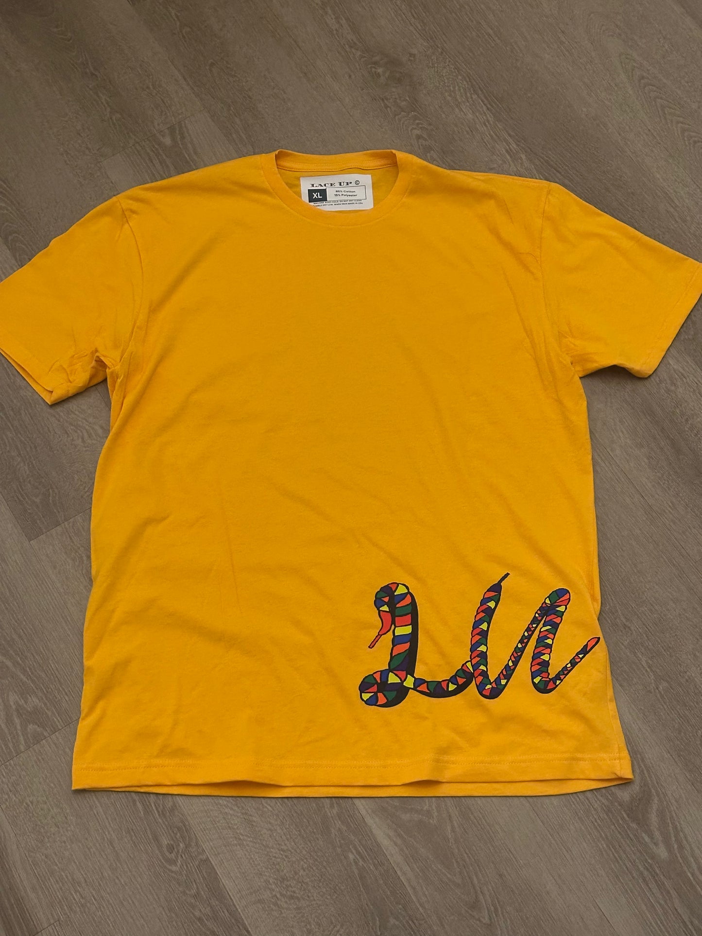 Lace Up "LU" Logo Tee