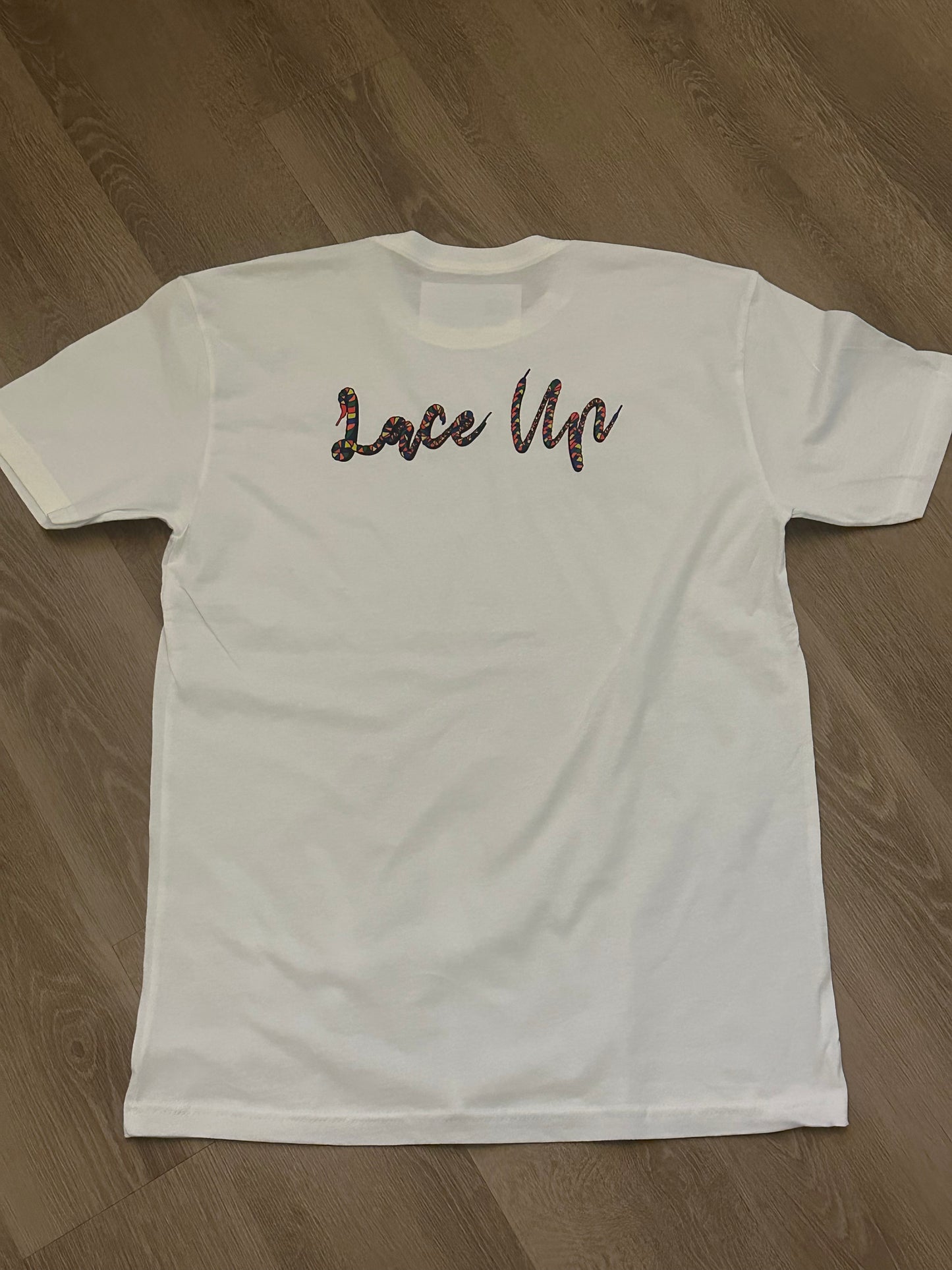 Lace Up "LU" Logo Tee