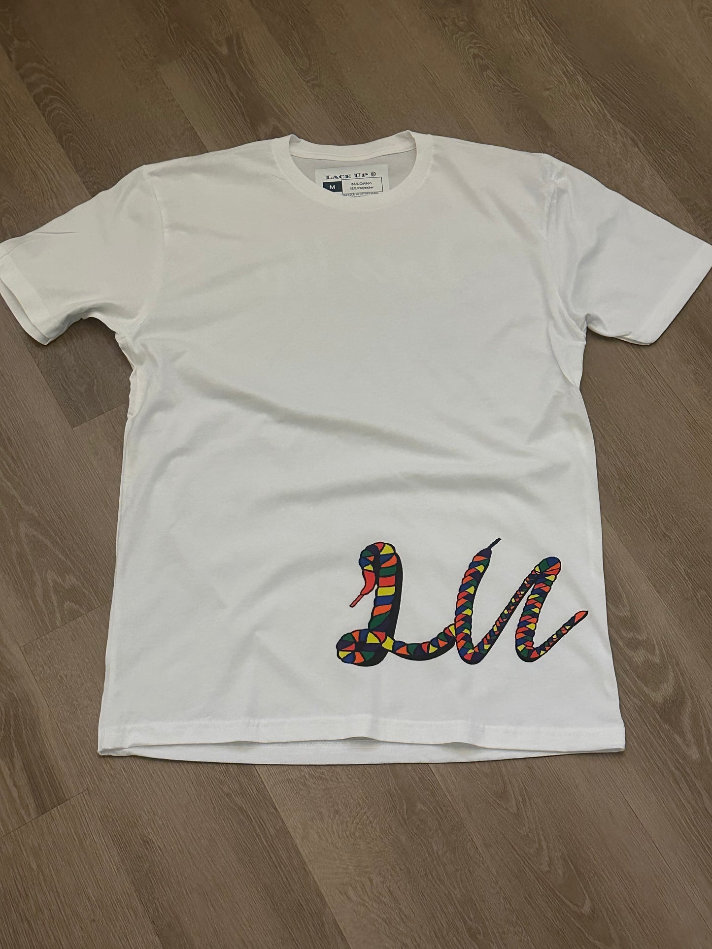 Lace Up "LU" Logo Tee